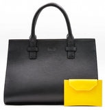 Beverly Bag - Black with Glossy Red Wallet